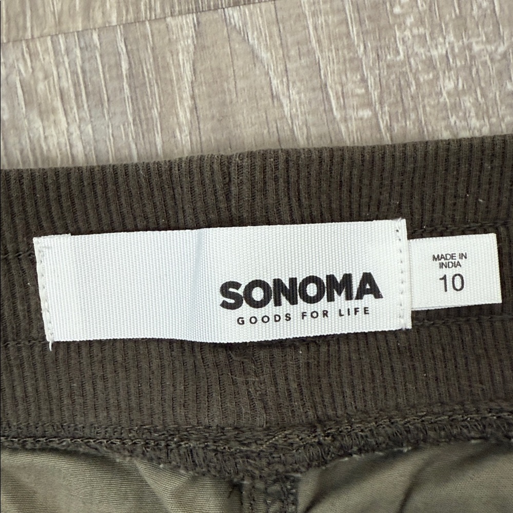 Sonoma Olive Green Camouflage Pants - Picture 2 of 4